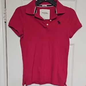 Abercrombie Kids Red Polo Shirt